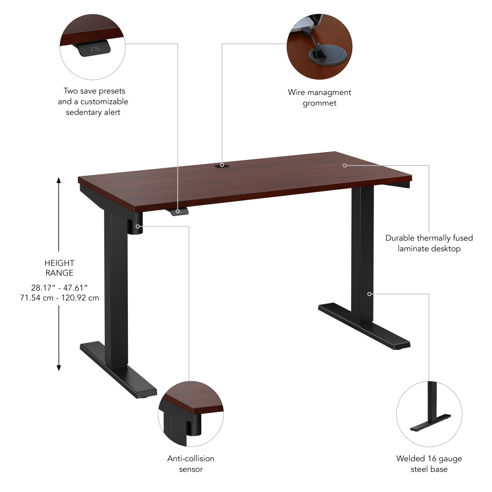 Move 40 Series 48W x 24D Electric Height Adjustable Standing Desk