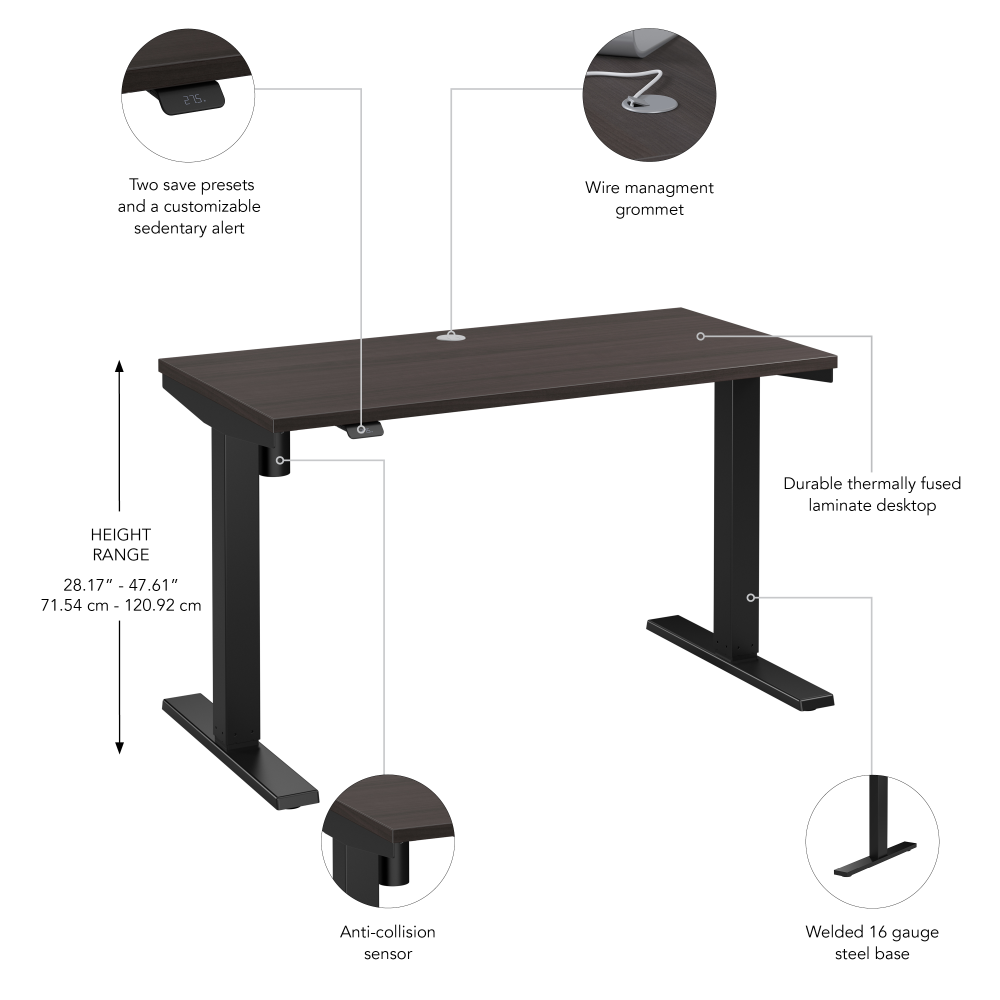 Move 40 Series 48W x 24D Electric Height Adjustable Standing Desk