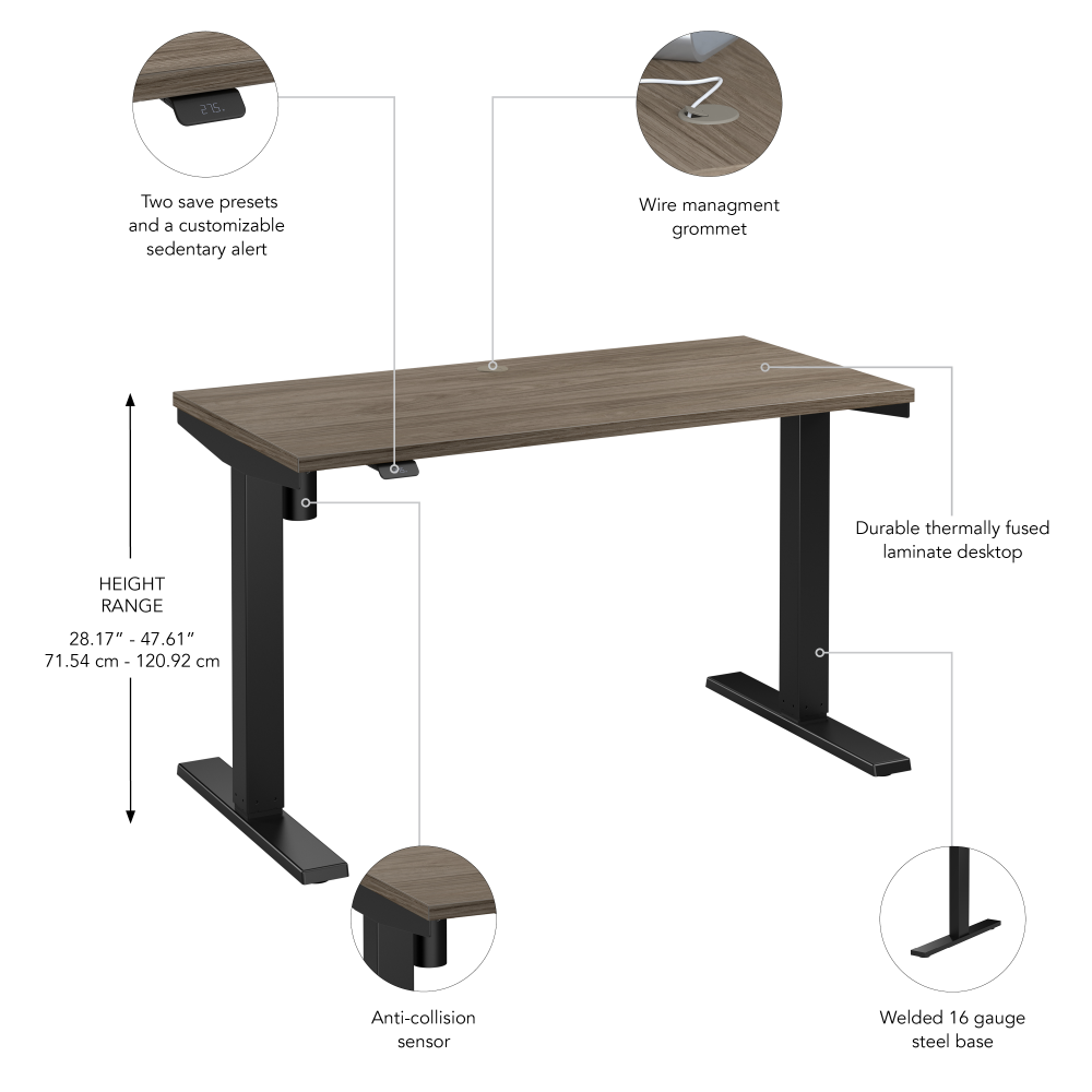Move 40 Series 48W x 24D Electric Height Adjustable Standing Desk